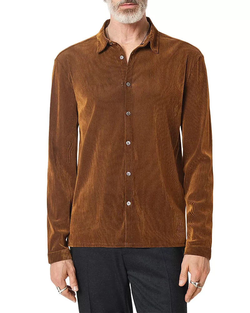 John Varvatos Florian Regular Fit Button Down Shirt