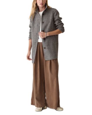 Stephanie Stand Collar Coat 