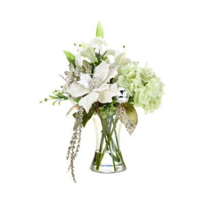 Lily & Hydrangea Floral Arrangement