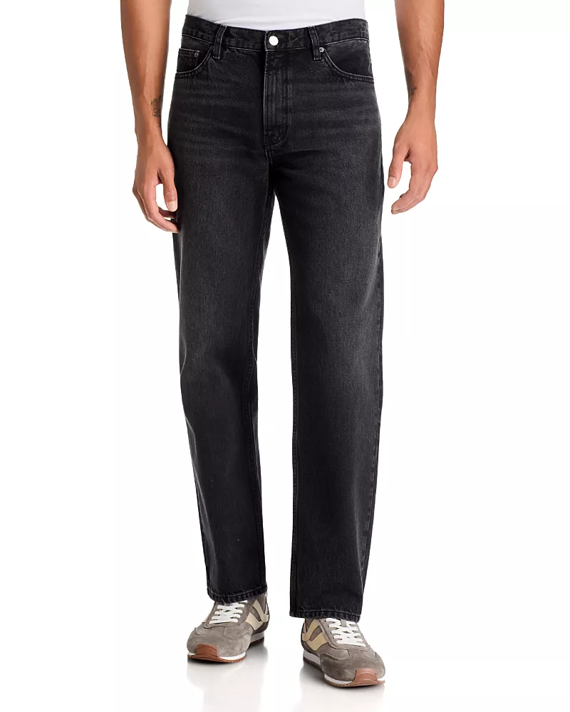 Frame Hollow Cotton Relaxed Fit Jeans