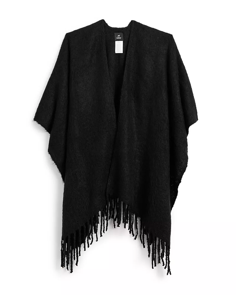 Echo Boucle Ruana Cape