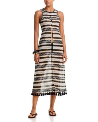 Mya Knit Midi Dress Swim Cover-Up