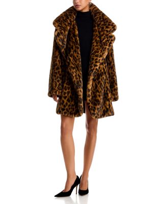 Faux Fur Teddy Car Coat