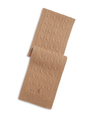 Boys' Cable Knit Cotton Scarf - Big Kid