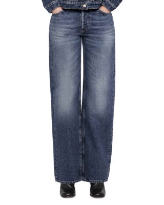 Allsaints Cohen High Rise Straight Jeans