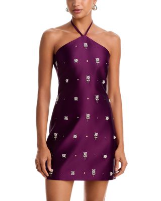 Bree Embellished Halter Neck Dress