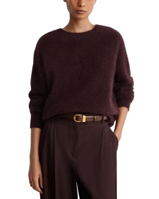 Brushed Cashmere Blend Sweater