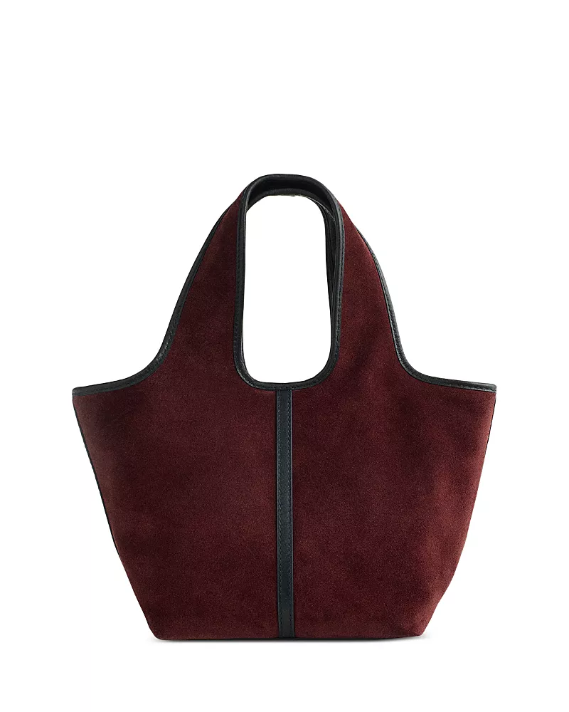 Madewell The Ellis Suede & Leather Small Shopper Tote