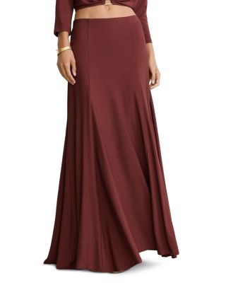 Stretch Jersey Maxi Skirt