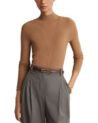Sheer Inset Knit Top
