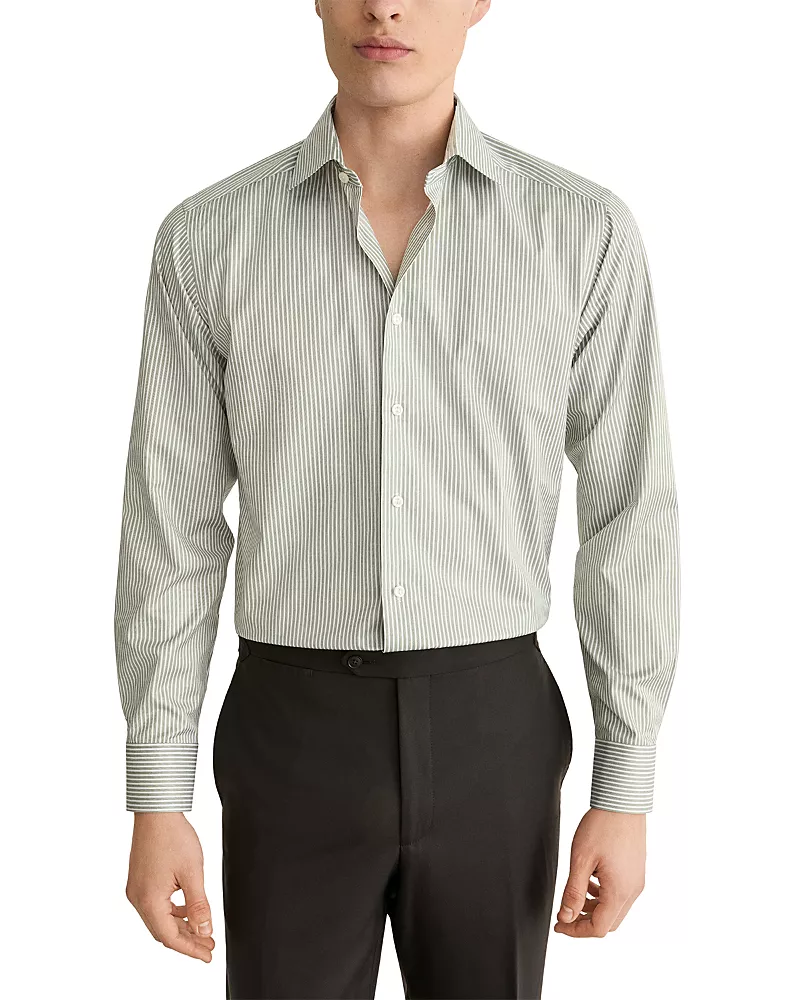 Eton Cotton Slim Fit Stripe Shirt