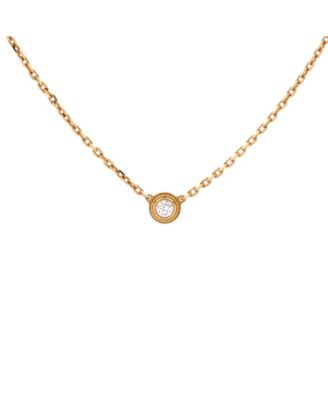 Pre-Owned Cartier Small Cartier D'Amour Pendant Necklace 18K Gold and Diamond
