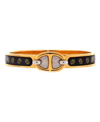 Mini Clic Chaine d'Ancre Bracelet Metal and Printed Enamel