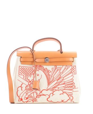 31 Herbag Zip Pegase Pop Toile and Leather