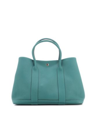 36 Garden Party Tote Leather