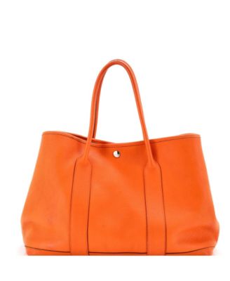 36 Garden Party Tote Leather