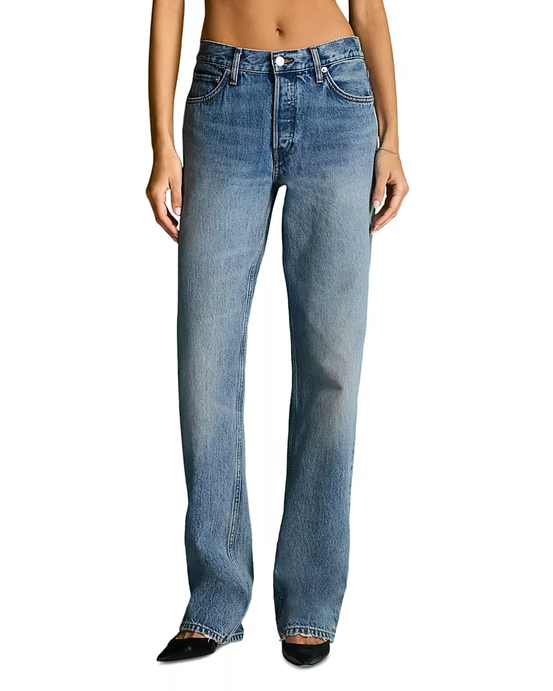 Re/Done 1990s High Rise Jeans in Light Fiction
