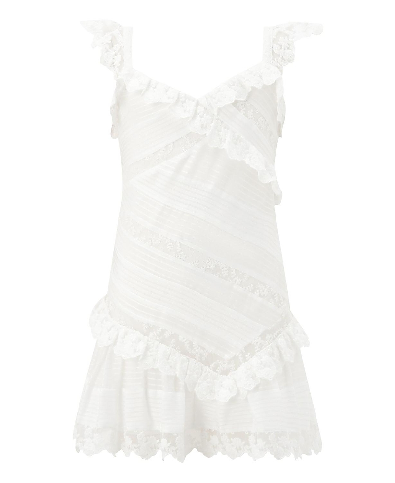 Marlo Kids Girls' Selina Frill Mini Dress - Little Kid, Big Kid