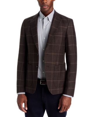Hutson Wool Slim Fit Windowpane Sport Coat
