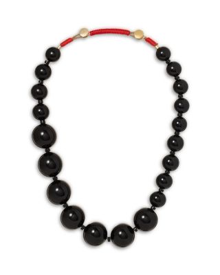 The Very Big Bead Stone Necklace, 16-18"