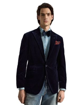 Tailored Fit Velvet Tuxedo Jacket