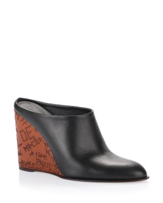 Women's Maxime Leather Wedge Mules
