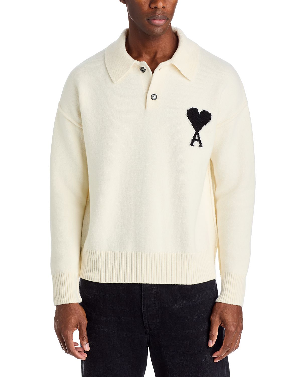 Ami Ami de Coeur Polo Sweater