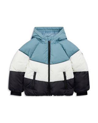 Boys' Color Blocked Hooded Mid Weight Jacket - Baby