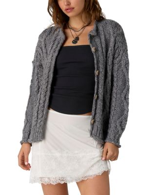Opal Crewneck Cardigan Sweater