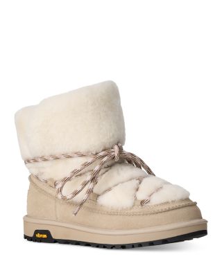 Women's Classic Tread Sheepskin & Suede Winter Boots