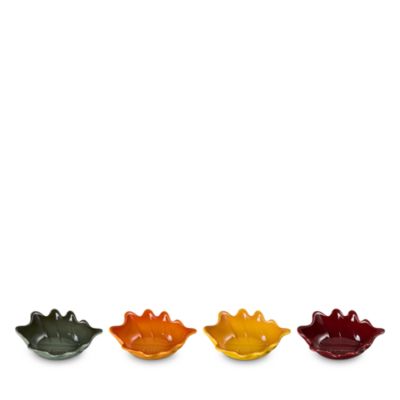 French Oak Leaf Mini Bowls, Set of 4