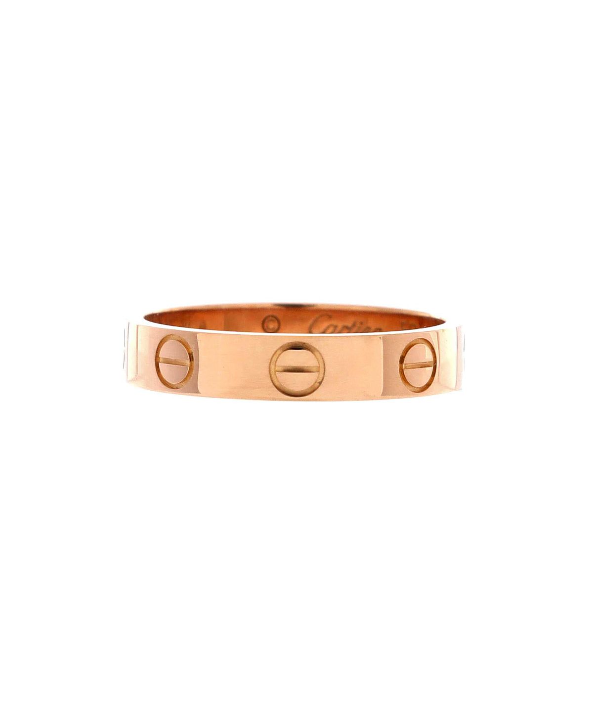 Pre-Owned Cartier Love Wedding Band Ring 18K Rose Gold
