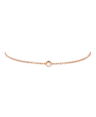  Small D'Amour Bracelet 18K Rose Gold and Diamond