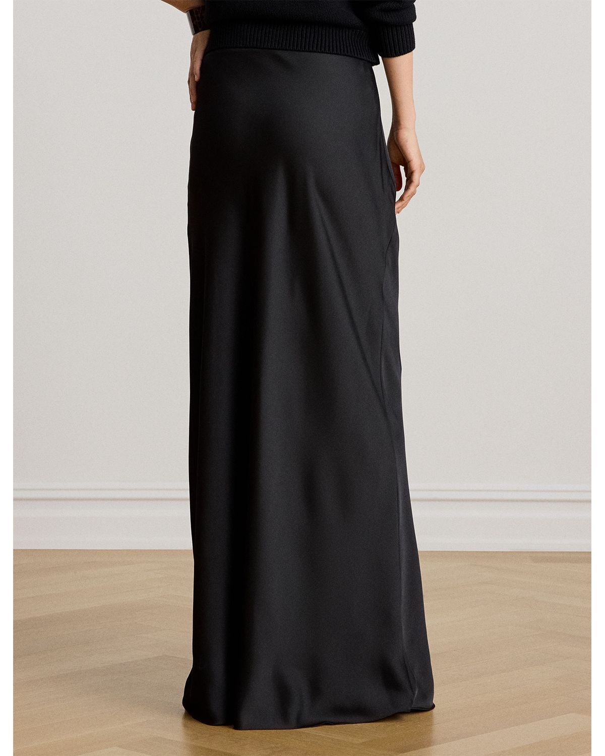 Satin Charmeuse Maxi Skirt thumbnail 3