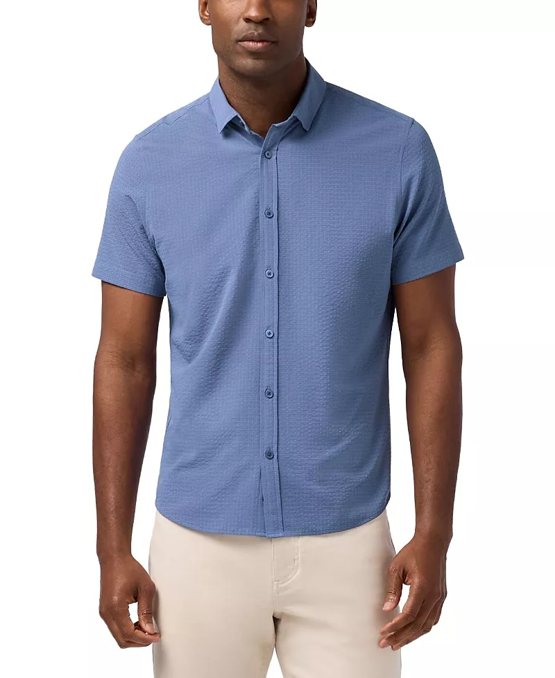 Mizzen+Main Porter Short Sleeve Trim Fit Shirt