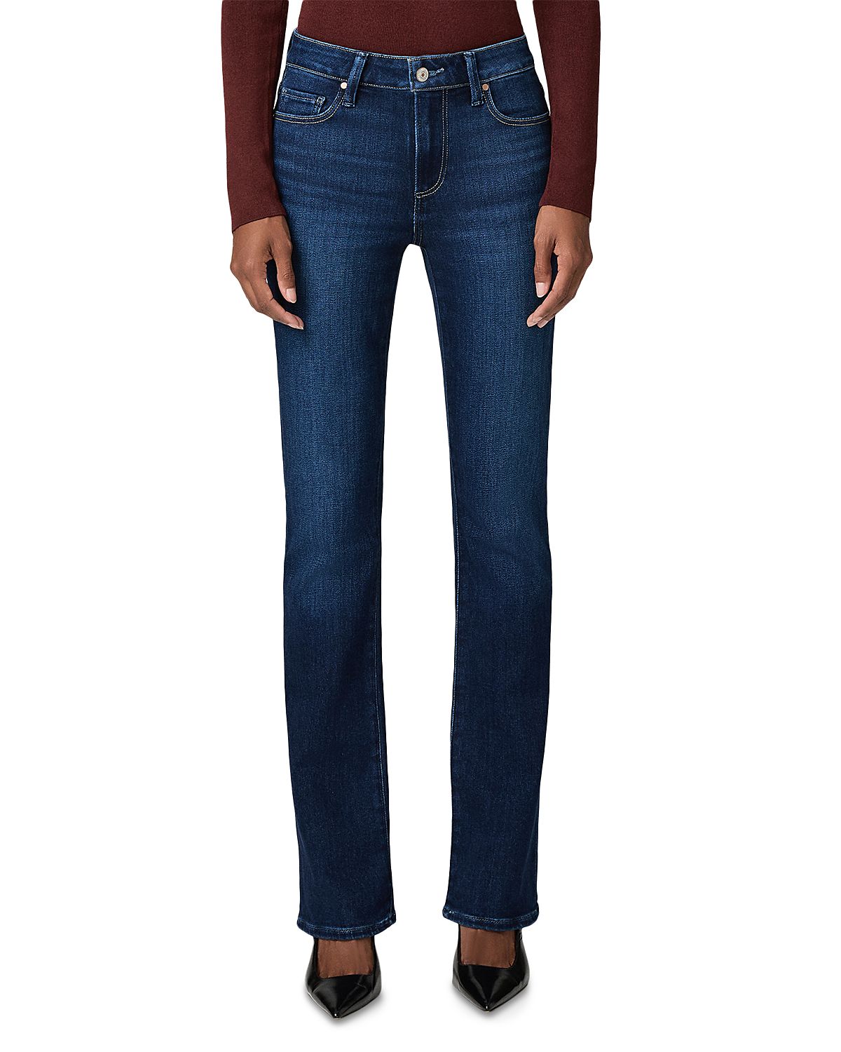 Paige Manhattan High Rise Bootcut Jeans