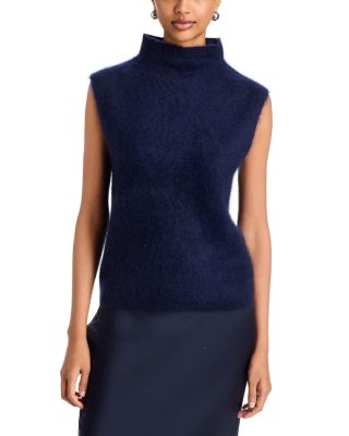 Majestic Filatures Wool & Cashmere Turtleneck Top
