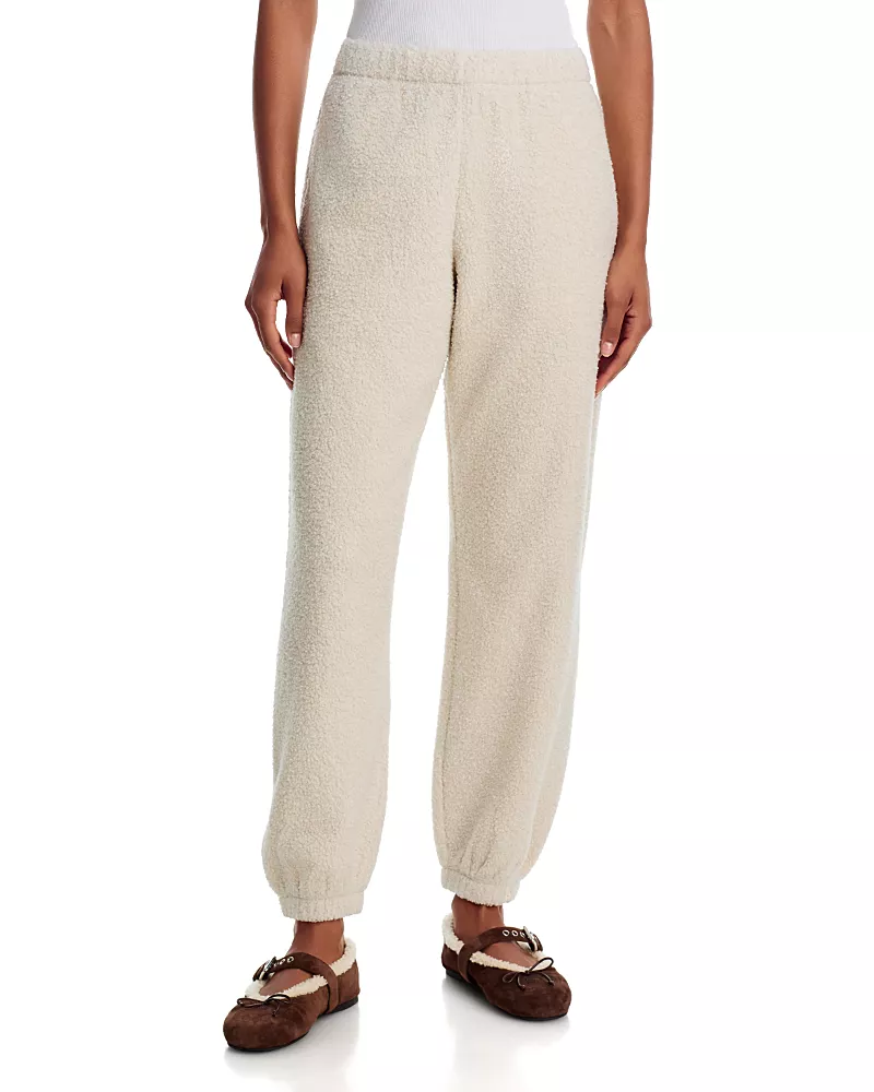 Tkees Teddy Sherpa Fleece Boyfriend Sweatpants