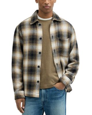 Madewell Chunky Twill Cotton Plaid Jacket