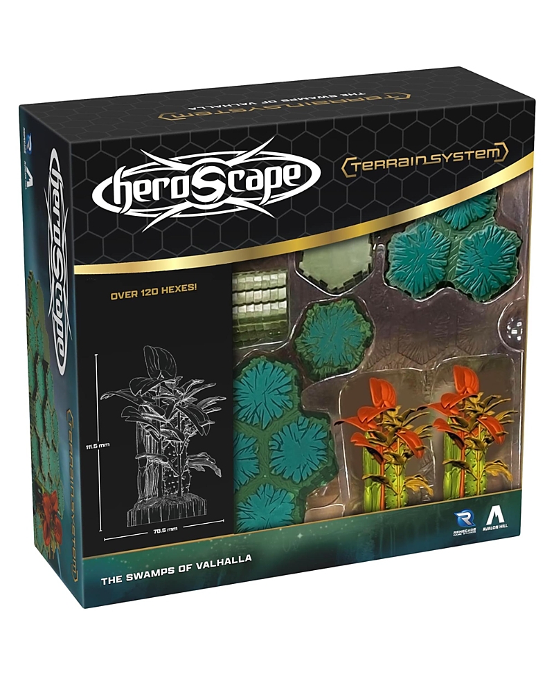 Renegade Game Studios Heroscape The Swamps of Valhalla Terrain Expansion, Ages 14+