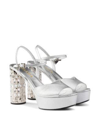  Women's Mordore Nappa Leather Platform Sandals