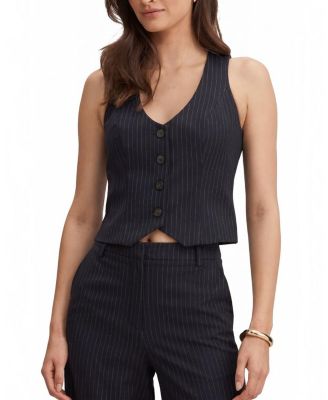  Women's Paloma Pinstripe Waistcoat