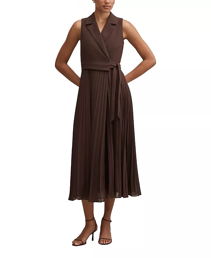 Ever New Women's Chelsea 2 in 1 Wrap Midi Dress