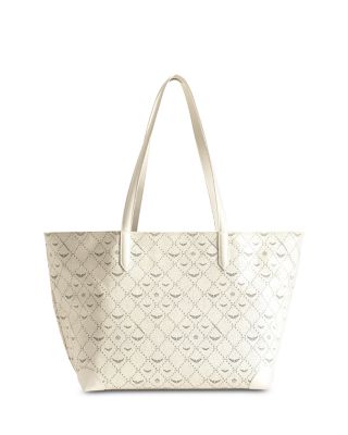 Z Monogram Print Shopper Tote