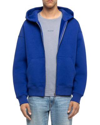 Cashmere & Cotton Zip Front Hoodie