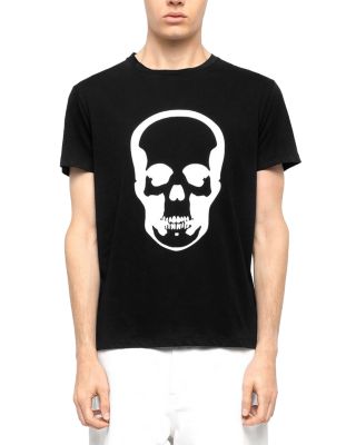 Thierry Cotton Skull Print Tee