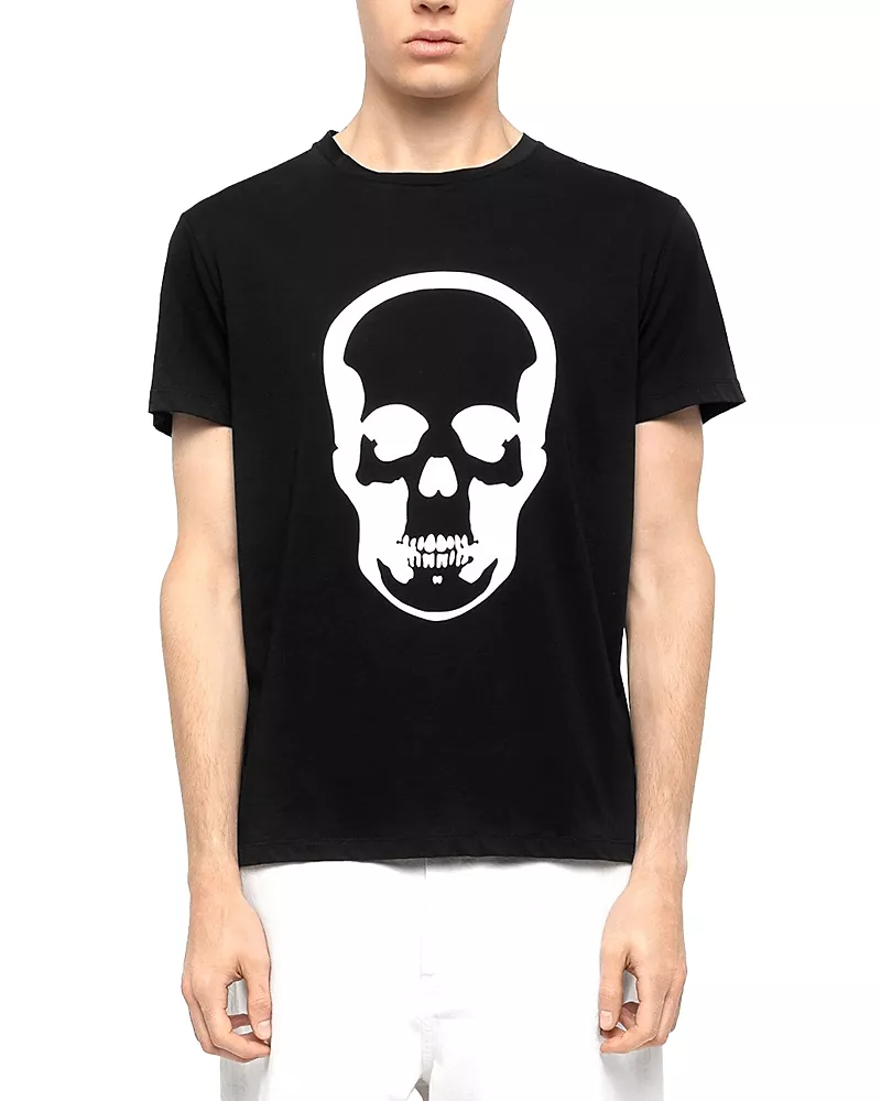Zadig & Voltaire Thierry Cotton Skull Print Tee