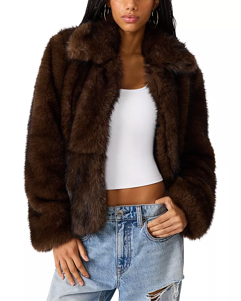 Steve Madden Macon Faux Fur Coat