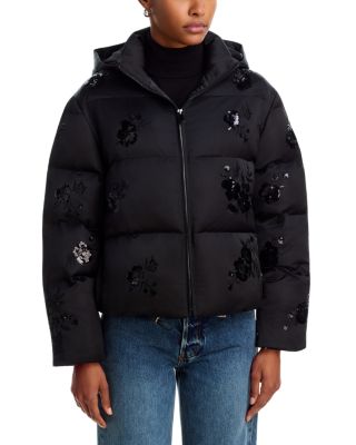 Ainsley Embellished Hooded Puffer Coat