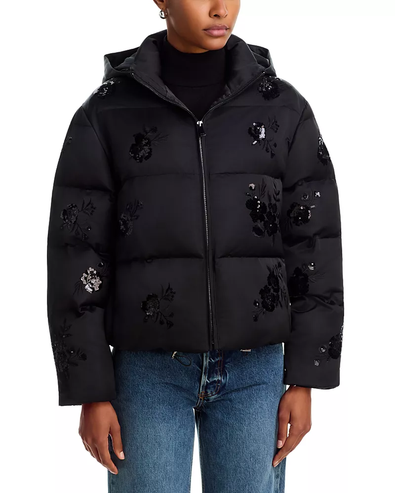 Generation Love Ainsley Embellished Hooded Puffer Coat
